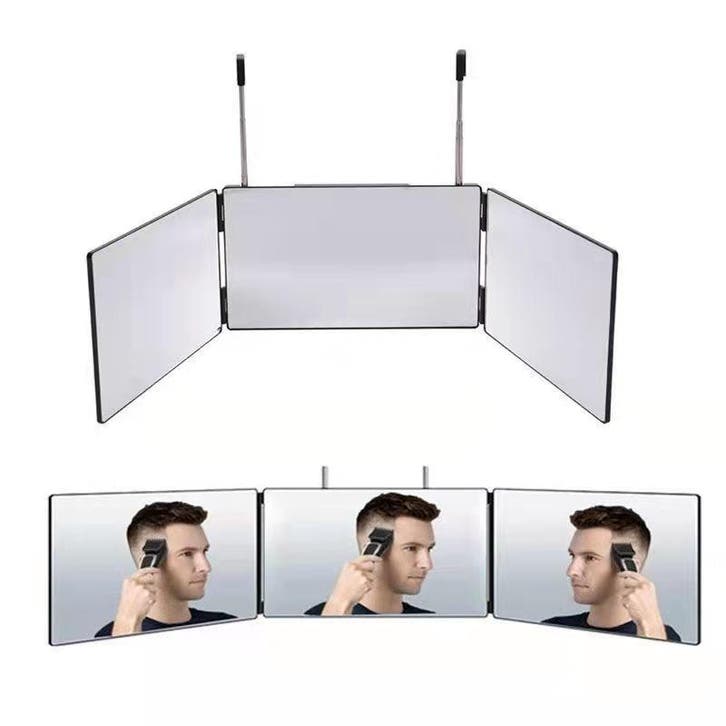 Self Cut Spiegel Multi Mirror Thuis Kapper Spiegel Make Up S, Collections, Collections Autre, Envoi