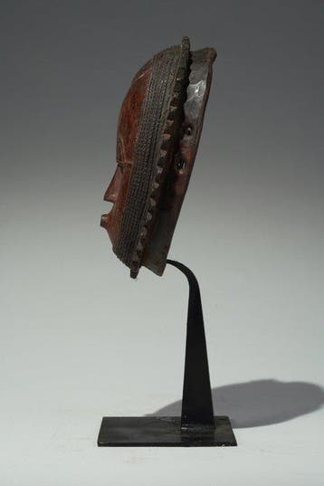 Een houten masker - Yaure - Ivoorkust (Zonder minimumprijs)