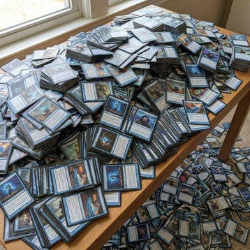 200 English Rare Cards - Blue Edition - NM/EX Mixed, Hobby en Vrije tijd, Verzamelkaartspellen | Magic the Gathering, Nieuw