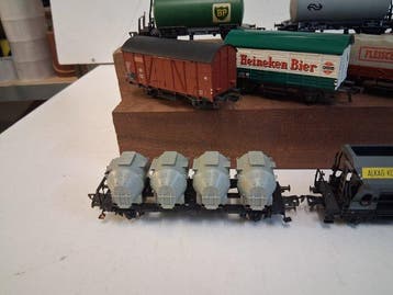 Fleischmann H0 - Treinset (14) - 13 goederen wagons en 1, Nieuw