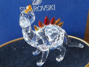Swarovski - Beeldje - Dino - 268204 - Kristal, Antiek en Kunst