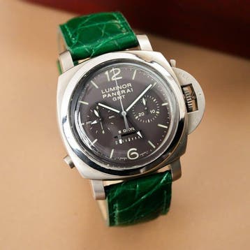 Panerai - Luminor 1950 Titanium 8 Days Chrono Monopulsante, Handtassen en Accessoires, Horloges | Heren, Nieuw