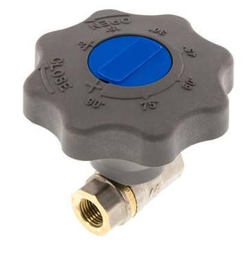 Rp 1/4 Pouce Soft Close Roue À Main Gaz Et Eau 2 Voies, Verzenden