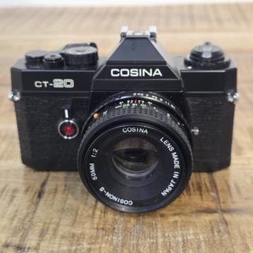Cosina CT-20 + 50mm 1:2 nr. 2372, Ophalen of Verzenden, Gebruikt, Overige Merken