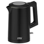 Winning Star  Waterkoker 1.7 Liter 1500w  Zwart, Elektronische apparatuur, Waterkokers, Ophalen of Verzenden, Nieuw