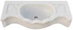 Lavabo - Carrara marmer - we wassen in wit marmer, Antiek en Kunst
