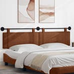 vidaXL Hangend hoofdbord Bruin Antiek PU, Huis en Inrichting, Slaapkamer | Bedden, Verzenden, Nieuw