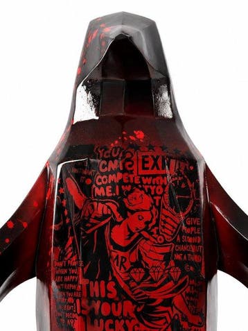 Daluxe Art - 1999 • XXL LV Penguin Display – 90 cm