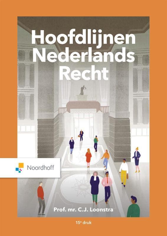 Hoofdlijnen Nederlands recht 9789001299057 C.J. Loonstra, Boeken, Overige Boeken, Zo goed als nieuw, Verzenden