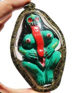 Amulet van Hoge Hekserij, Geest die Pech Opslokt en, Antiquités & Art