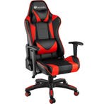 tectake Premium racing bureaustoel Twink - zwart / rood, Huis en Inrichting, Bureaus, Verzenden, Nieuw