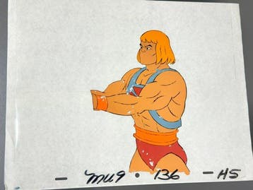 Filmation - Originele animatiecel van He-Man - He-Man and, Nieuw in verpakking