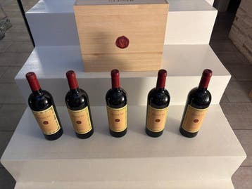 Masseto; 2014, 2015, 2016, 2017, 2018 - Super Tuscans DOCG -, Nieuw