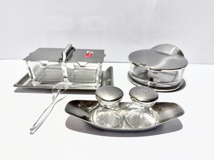 WMF / Geislingen - Wilhelm Wagenfeld - Serveerschaal (3) -, Antiek en Kunst, Antiek | Meubels | Stoelen en Sofa's