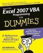 Excel 2007 VBA Programming For Dummies 9780470046746, Boeken, Verzenden, Gelezen, John Walkenbach