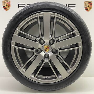 Porsche Panamera 971/2 Originele 20inch Platinium met banden, Auto-onderdelen, Ophalen, Gebruikt, Banden en Velgen, Personenwagen