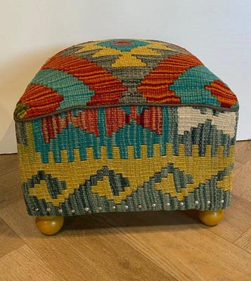 Kelim Poef (Inutilisé/Nouveau) - Kelim - 34 cm - 34 cm