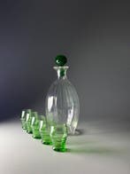 Verreries Doyen - Drankservies (6) - Uraniumglas - Art Deco, Antiek en Kunst