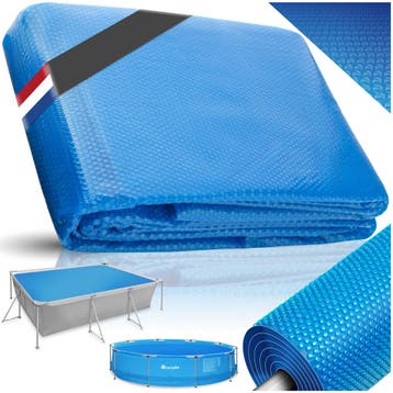 Zwembadafdekking solarfolie rechthoekig - 366 x 732 cm, Tuin en Terras, Verzenden, Nieuw