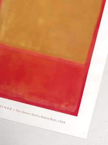rothko - Mark Rothko – The Ochre Poster