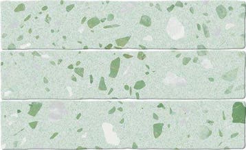 Wandtegel Groen 5x25cm (Muurtegels, Muur- en plafondtegels), Nieuw, 20 tot 40 cm, 10 m² of meer, Wandtegels