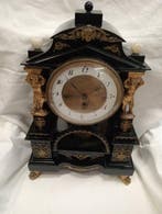 Horloge de table - Antique Bois - 1800-1850 - pendule de, Antiquités & Art