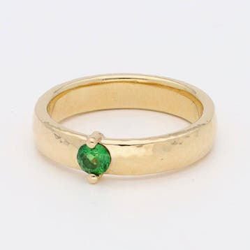 Ring - 14 karaat Geel goud - Simili, Handtassen en Accessoires, Ringen, Nieuw