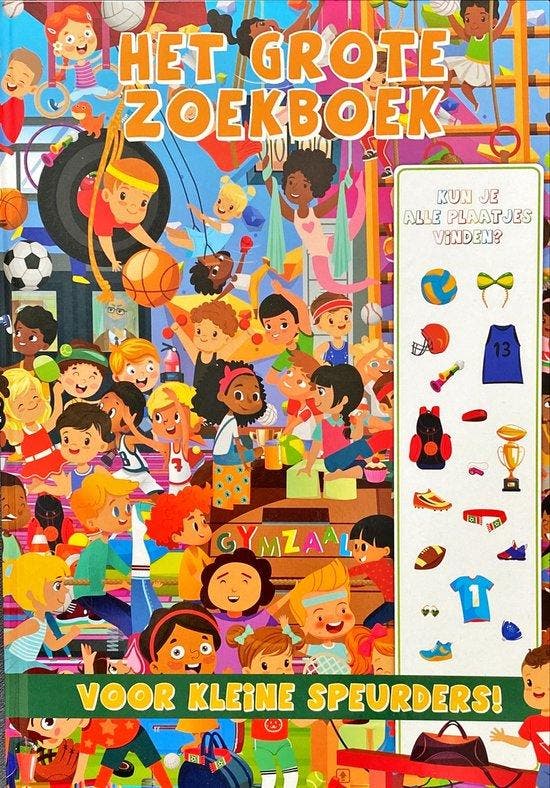 Het grote zoekboek gymzaal 8712459106838, Boeken, Overige Boeken, Gelezen, Verzenden