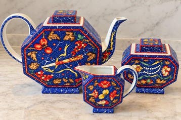 Hermes - Koffieservies (3) - Marqueterie de Pierres dOrient, Antiek en Kunst