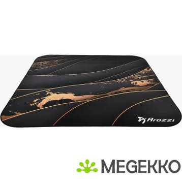Arozzi Zona Round Floor Pad Zwart, Goud Microvezel, Rubber, Huis en Inrichting, Verzenden, Nieuw