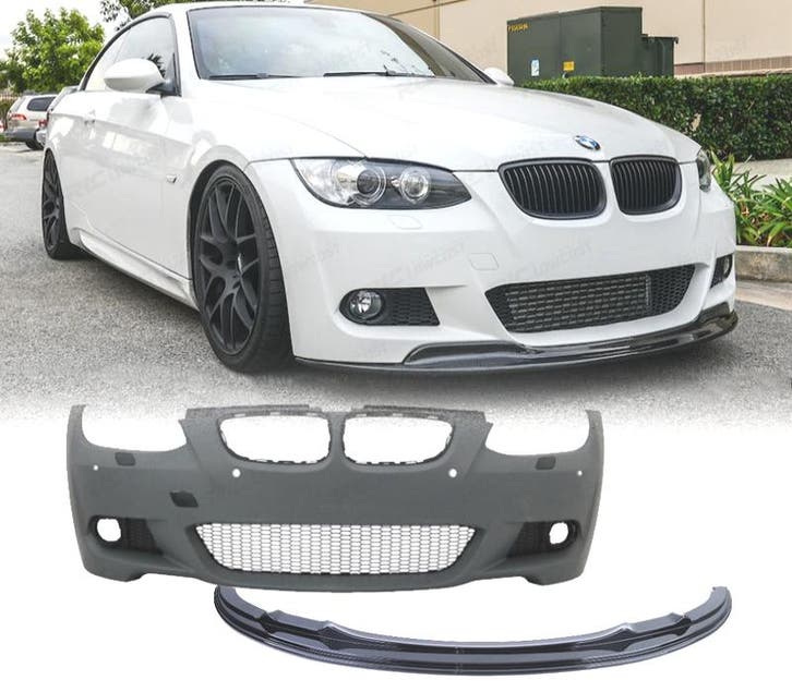 PARE CHOCS + SPOILER FRONTAL BMW E92 E93 06-09 PACK M PDC SR, Autos : Pièces & Accessoires, Carrosserie & Tôlerie, Envoi