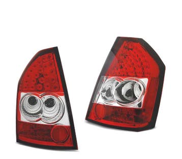 Feux Arrière Pour Chrysler 300C 300 09-10 Led Blanc Rouge, Verzenden