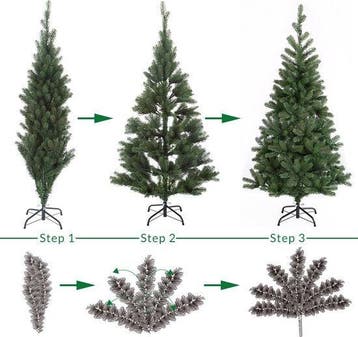 2dekans | Cas - Kunstkerstboom - 470 takken - Incl. LED, Ophalen of Verzenden, Nieuw