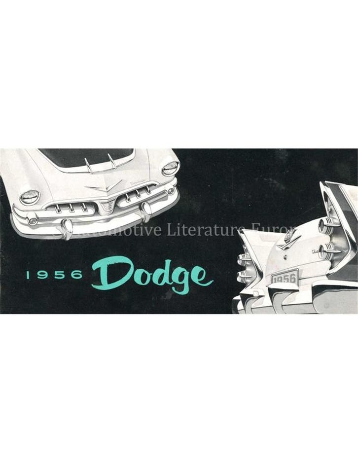 1956 DODGE KINGSWAY, DELUXE, CUSTOM, CORONET, ROYAL, CUSTOM, Boeken, Auto's | Folders en Tijdschriften