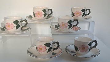 Villeroy & Boch - Service à thé et café (12) - Wild-Rose -