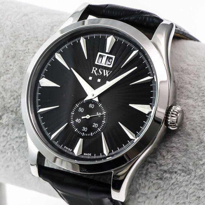 RSW - RETROGRADE DATE - RSWM111-SL-3 - Zonder minimumprijs, Handtassen en Accessoires, Horloges | Heren