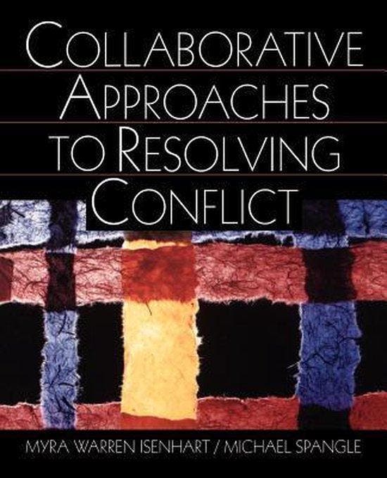 Collaborative Approaches to Resolving Conflict 9780761919308, Boeken, Taal | Engels, Zo goed als nieuw, Verzenden