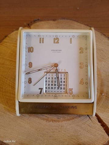 Tafelklok (3) - Diversi produttori - Messing - 1950-1960