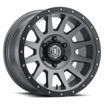 ICON Compression 18x9 6x135 6mm Offset 5.25in BS Titanium, Ophalen of Verzenden