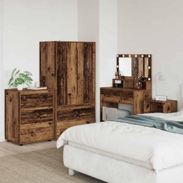 vidaXL Opbergkast 60 x 48 x 81 cm Bewerkt hout Oud Hout, Verzenden
