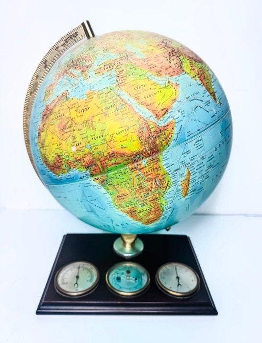 Globe terrestre - 1980-1990, Antiek en Kunst, Curiosa en Brocante