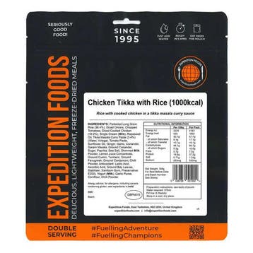 Kip Tikka met rijst - Expedition Foods, Verzenden