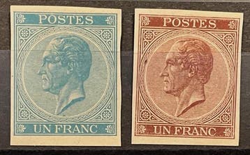 België 1865/1866 - Leopold I in profiel : Proefdrukken van