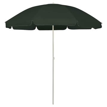 vidaXL Strandparasol 240 cm groen, Tuin en Terras, Verzenden, Nieuw