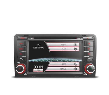 Autoradio 2Din 7  Pour Audi A3 8P 03-12 Usb Gps Tactil Hd, Verzenden, Nieuw