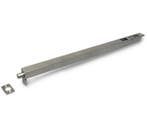 DX Bascule kantschuif 300x25x21mm aluminium