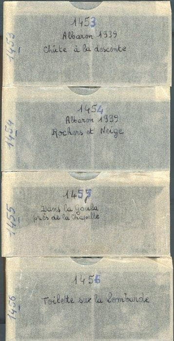 Photographe - Lot 28 négatifs stéréos plaque verre –