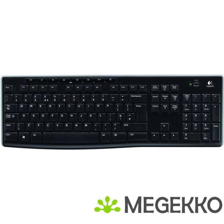 Logitech K270 toetsenbord Draadloos Zwart, Informatique & Logiciels, Claviers, Envoi