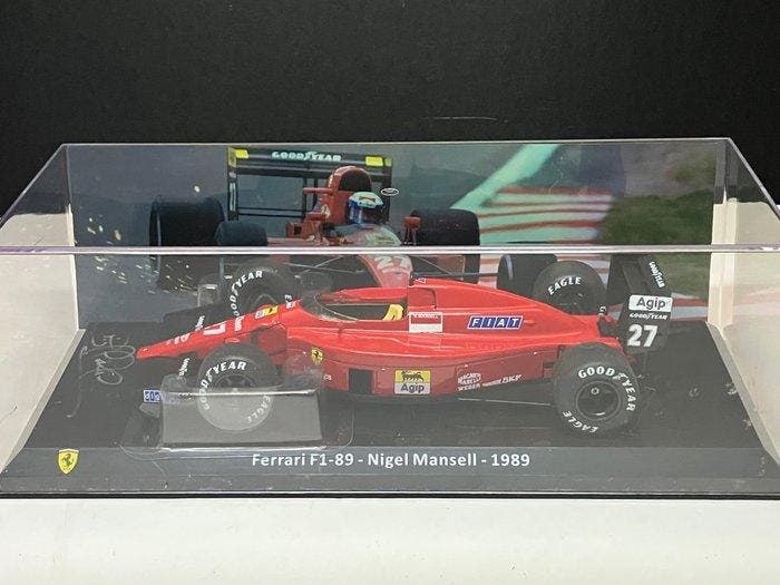 Ferrari - Nigel Mansell - 1989 - Schaal 1:24 modelauto, Verzamelen, Automerken, Motoren en Formule 1