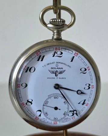 Golana - spoorwegzakhorloge - T.C. DEVLET DEMRYOLLARI -, Nieuw